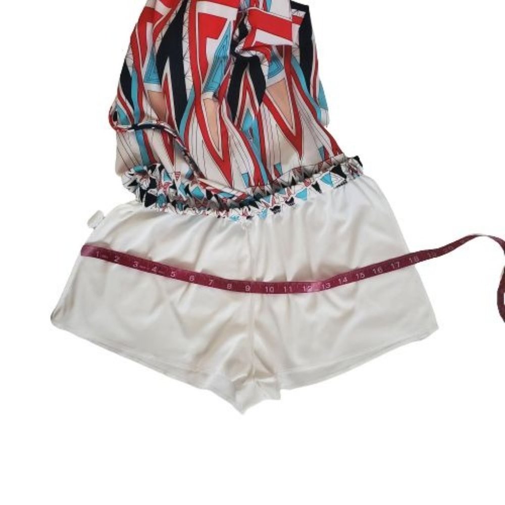 BLACK BEAD Women's Multicolor Palazzo W/ Inner Shorts Wide Leg Pants Size Medium - Picture 14 of 14